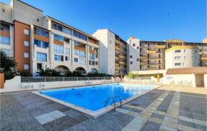 Awesome apartment in Agde with Outdoor swimming pool and 1 Bedrooms